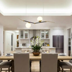 VONN LIGHTING VONN Artisan Chianti VAC3122AB 43" Integrated LED ETL Certified Height Adjustable Pendant, Chandelier, Antique Brass -VONN LIGHTING VAC3122AB IMAGE 7