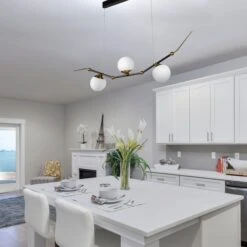 VONN LIGHTING VONN Artisan Chianti VAC3123AB 54" Integrated LED ETL Certified Height Adjustable Pendant, Chandelier, Antique Brass -VONN LIGHTING VAC3123AB IMAGE 3 1 scaled 1