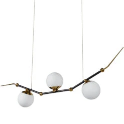 VONN LIGHTING VONN Artisan Chianti VAC3123AB 54" Integrated LED ETL Certified Height Adjustable Pendant, Chandelier, Antique Brass -VONN LIGHTING VAC3123AB IMAGE WB2