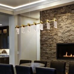 VONN LIGHTING VONN Artisan Sorrento VAC3137AB 40" ETL Certified Integrated LED Pendant, Height Adjustable Chandelier, Black -VONN LIGHTING VAC3137AB IMAGE 4