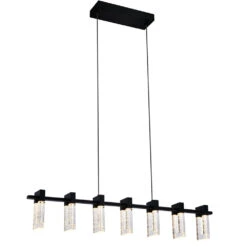 VONN LIGHTING VONN Artisan Sorrento VAC3137BL 40" 7-Light ETL Cert Integrated LED Pendant, Height Adjustable Chandelier, Black 24 VONN LIGHTING VONN Artisan Sorrento VAC3137BL 40" 7-Light ETL Cert Integrated LED Pendant, Height Adjustable Chandelier, Black -VONN LIGHTING VAC3137BL IMAGE WB2 1
