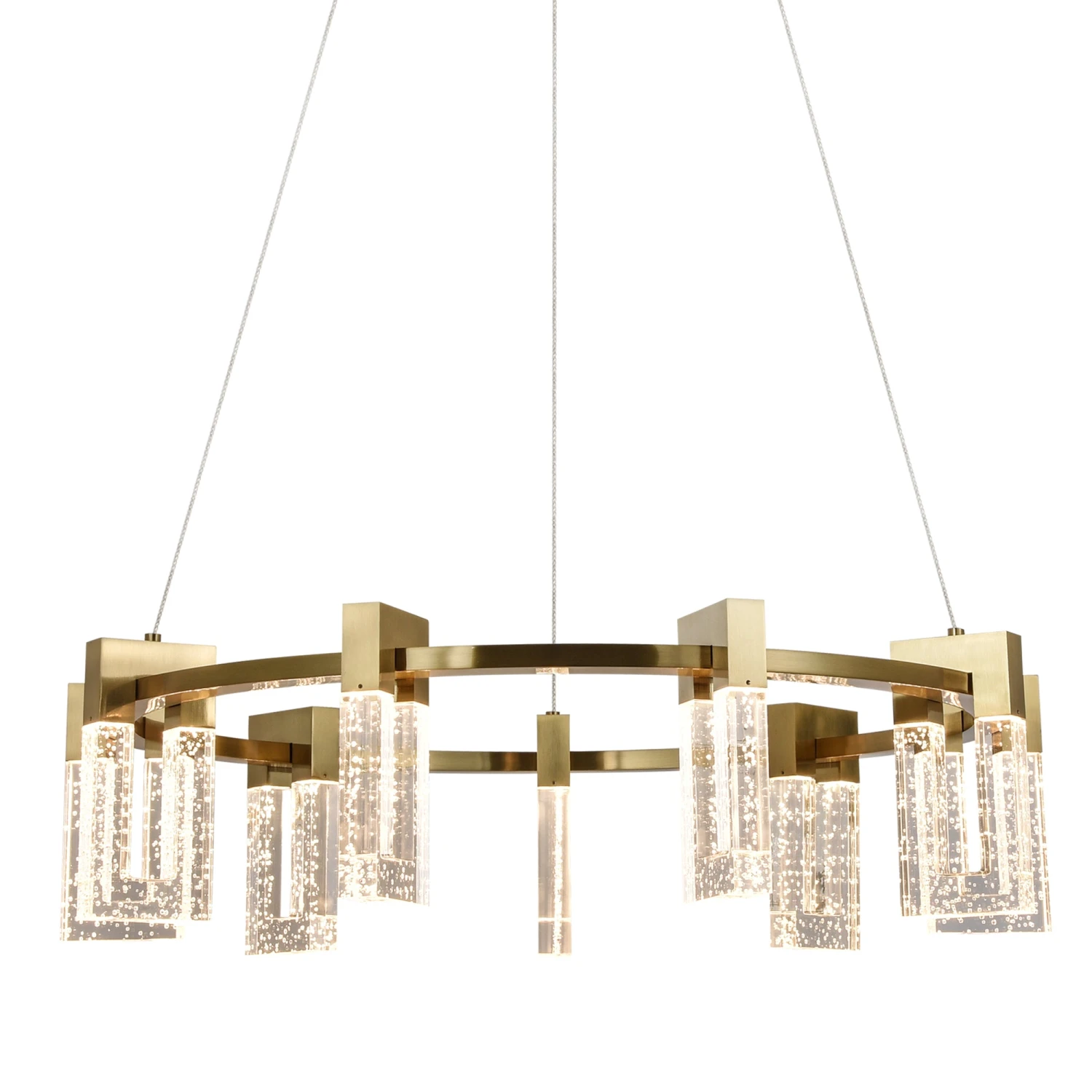VONN LIGHTING VONN Artisan Sorrento VAC3139AB 27" Integrated LED ETL Certified Pendant, Height Adjustable Ring Chandelier, Antique Brass 3 VONN LIGHTING VONN Artisan Sorrento VAC3139AB 27" Integrated LED ETL Certified Pendant, Height Adjustable Ring Chandelier, Antique Brass