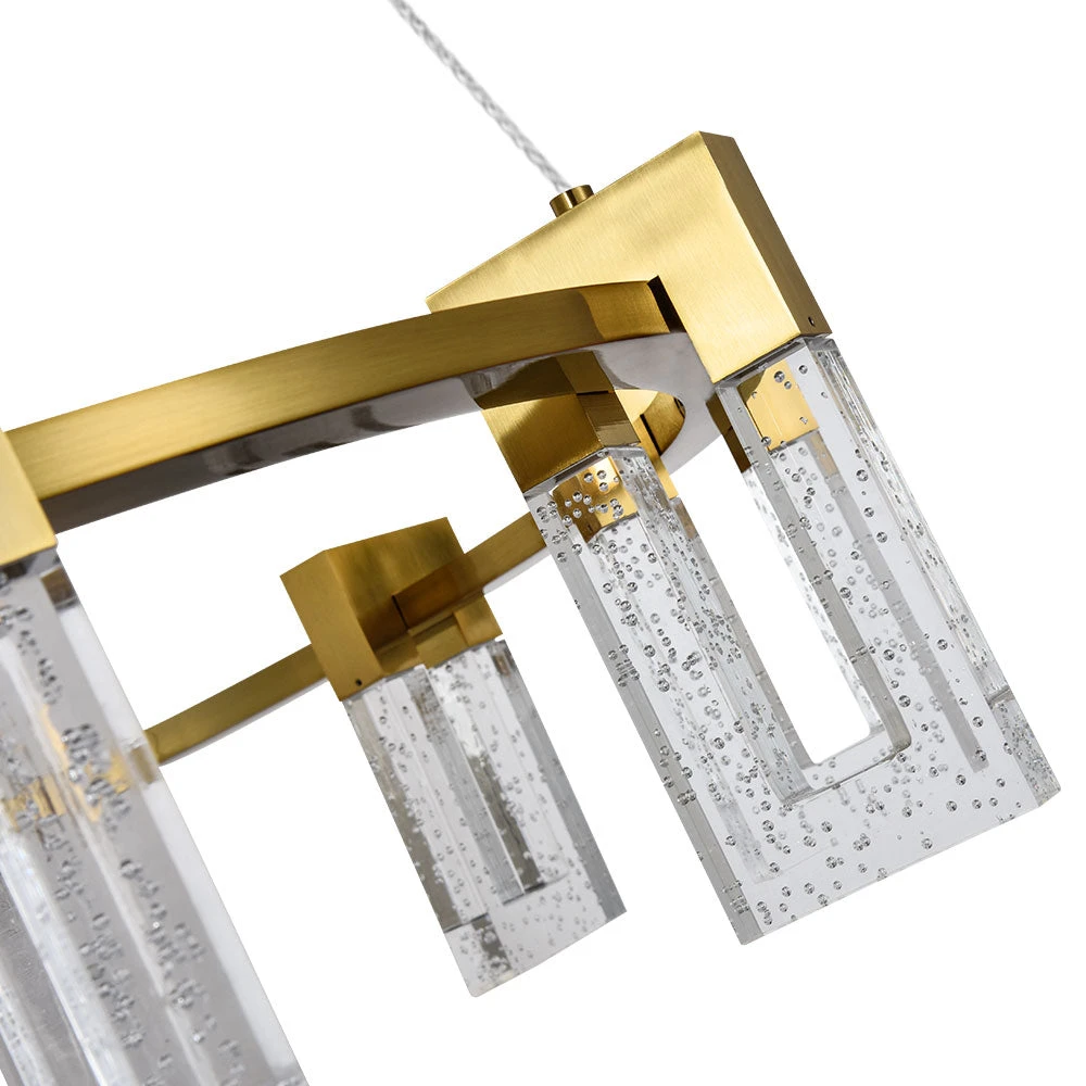 VONN LIGHTING VONN Artisan Sorrento VAC3139AB 27" Integrated LED ETL Certified Pendant, Height Adjustable Ring Chandelier, Antique Brass 13 VONN LIGHTING VONN Artisan Sorrento VAC3139AB 27" Integrated LED ETL Certified Pendant, Height Adjustable Ring Chandelier, Antique Brass - Image 11