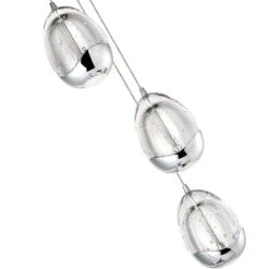 VONN LIGHTING VONN Artisan Venezia VAC3207CH 7-Light Integrated LED ETL Certified Pendant, Height Adjustable Chandelier, Chrome -VONN LIGHTING VAC3207CH IMAGE WB3