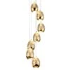 VONN LIGHTING VONN Artisan Venezia VAC3207GL 7-Light Integrated LED ETL Certified Pendant, Height Adjustable Chandelier, Gold -VONN LIGHTING VAC3207GL IMAGE 1