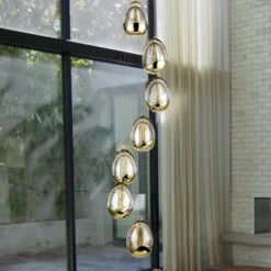 VONN LIGHTING VONN Artisan Venezia VAC3207GL 7-Light Integrated LED ETL Certified Pendant, Height Adjustable Chandelier, Gold 18 VONN LIGHTING VONN Artisan Venezia VAC3207GL 7-Light Integrated LED ETL Certified Pendant, Height Adjustable Chandelier, Gold -VONN LIGHTING VAC3207GL IMAGE 5