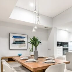 VONN LIGHTING VONN Artisan Amalfi VAC3215CH 5-Light Integrated LED ETL Certified Pendant, Height Adjustable Chandelier, Chrome -VONN LIGHTING VAC3215CH IMAGE 5