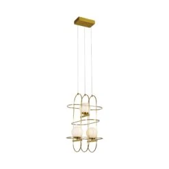 VONN LIGHTING VONN Artisan Lyra VAC3273AB 16" Integrated LED ETL Certified Height Adjustable Chandelier, Pendant -VONN LIGHTING VAC3273AB IMAGE WB1