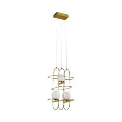 VONN LIGHTING VONN Artisan Lyra VAC3273AB 16" Integrated LED ETL Certified Height Adjustable Chandelier, Pendant -VONN LIGHTING VAC3273AB IMAGE WB2