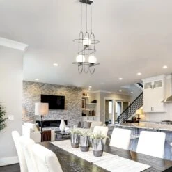 VONN LIGHTING VONN Artisan Lyra VAC3273CH 16" Integrated LED ETL Certified Height Adjustable Chandelier, Chrome Pendant 13 VONN LIGHTING VONN Artisan Lyra VAC3273CH 16" Integrated LED ETL Certified Height Adjustable Chandelier, Chrome Pendant -VONN LIGHTING VAC3273CH IMAGE 3