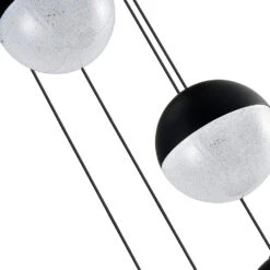 VONN LIGHTING VONN Artisan Ravello VAC3285BL 5-Light Integrated LED ETL Certified Pendant Height Adjustable Chandelier, Black -VONN LIGHTING VAC3285BL IMAGE WB4