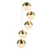 VONN LIGHTING VONN Artisan Ravello VAC3285BRS 5-Light Integrated LED ETL Certified Pendant Height Adjustable Chandelier, Brass 2 VONN LIGHTING VONN Artisan Ravello VAC3285BRS 5-Light Integrated LED ETL Certified Pendant Height Adjustable Chandelier, Brass -VONN LIGHTING VAC3285BRS IMAGE 1