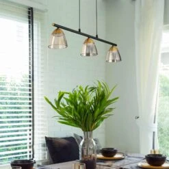 VONN LIGHTING VONN Artisan Roma VAC3293BL 36" Integrated LED ETL Certified Pendant, Height Adjustable Chandelier, Black -VONN LIGHTING VAC3293BL IMAGE 3