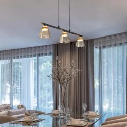 VONN LIGHTING VONN Artisan Roma VAC3293BL 36" Integrated LED ETL Certified Pendant, Height Adjustable Chandelier, Black -VONN LIGHTING VAC3293BL IMAGE 7