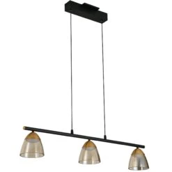 VONN LIGHTING VONN Artisan Roma VAC3293BL 36" Integrated LED ETL Certified Pendant, Height Adjustable Chandelier, Black -VONN LIGHTING VAC3293BL IMAGE WB2