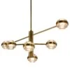 VONN LIGHTING VONN Artisan Milano VAC333RD6AB 40" Integrated LED ETL Certified Chandelier With Height Adjustable Rods, Antique Brass -VONN LIGHTING VAC333RD6AB IMAGE 1 d5aae1a2 2bcc 4329 bcc8 4c1fa8edba49