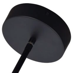 VONN LIGHTING VONN Artisan Milano VAC333RD6BL 40" Integrated LED ETL Certified Chandelier With Height Adjustable Rods, Black -VONN LIGHTING VAC333RD6BL IMAGE WB6