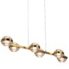 VONN LIGHTING VONN Artisan Milano VAC3LN336AB 39" Integrated LED ETL Certified Pendant, Height Adjustable Chandelier, Antique Brass -VONN LIGHTING VAC3LN336AB IMAGE 1