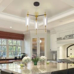 VONN LIGHTING VONN Artisan Toscana VAP2103AB 26" Integrated LED ETL Certified Pendant, Height Adjustable Chandelier -VONN LIGHTING VAP2103AB IMAGE 7