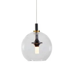 VONN LIGHTING VONN Artisan Portofino VAP2161AB 7" Integrated LED ETL Certified Height Adjustable Pendant W/ Glass Shade