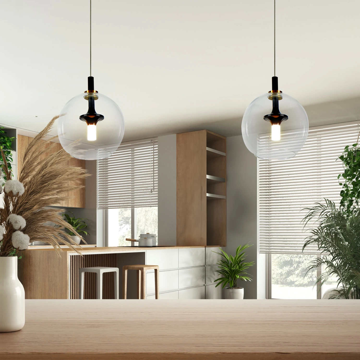 VONN LIGHTING VONN Artisan Portofino VAP2161AB 7" Integrated LED ETL Certified Height Adjustable Pendant W/ Glass Shade 4 VONN LIGHTING VONN Artisan Portofino VAP2161AB 7" Integrated LED ETL Certified Height Adjustable Pendant W/ Glass Shade - Image 2