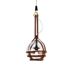 VONN LIGHTING VONN Artisan Bari VAP2171AB 7" Integrated LED ETL Certified Height Adjustable Pendant With Glass Shade