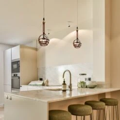 VONN LIGHTING VONN Artisan Bari VAP2171AB 7" Integrated LED ETL Certified Height Adjustable Pendant With Glass Shade 16 VONN LIGHTING VONN Artisan Bari VAP2171AB 7" Integrated LED ETL Certified Height Adjustable Pendant With Glass Shade -VONN LIGHTING VAP2171AB IMAGE 5