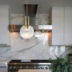 VONN LIGHTING VONN Artisan Sienna VAP2181BRS 5" Integrated LED ETL Certified Height Adjustable Pendant Light, Brass -VONN LIGHTING VAP2181BRS IMAGE 3