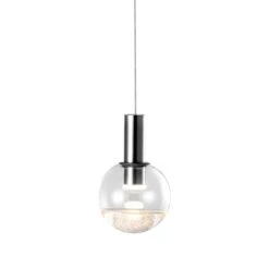 VONN LIGHTING VONN Artisan Sienna VAP2181CH 5" Integrated LED ETL Certified Height Adjustable Pendant Light, Chrome -VONN LIGHTING VAP2181CH IMAGE 1
