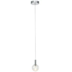 VONN LIGHTING VONN Artisan Sienna VAP2181CH 5" Integrated LED ETL Certified Height Adjustable Pendant Light, Chrome -VONN LIGHTING VAP2181CH IMAGE WB2