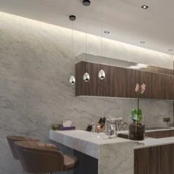 VONN LIGHTING VONN Artisan Venezia VAP2201BL 3.5" Integrated LED ETL Certified Height Adjustable Pendant W/ Glass Shade, Black -VONN LIGHTING VAP2201BL IMAGE 6