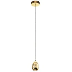 VONN LIGHTING VONN Artisan Venezia VAP2201GL 3.5" Integrated LED ETL Certified Height Adjustable Pendant W/ Glass Shade, Black -VONN LIGHTING VAP2201GL IMAGE WB2