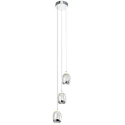 VONN LIGHTING VONN Artisan Venezia VAP2203CH 3-Light Integrated LED ETL Certified Pendant, Height Adjustable Chandelier, Black -VONN LIGHTING VAP2203CH IMAGE WB2