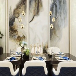 VONN LIGHTING VONN Artisan Venezia VAP2203GL 3-Light Integrated LED ETL Certified Pendant, Height Adjustable Chandelier, Gold -VONN LIGHTING VAP2203GL IMAGE 5