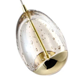 VONN LIGHTING VONN Artisan Venezia VAP2203GL 3-Light Integrated LED ETL Certified Pendant, Height Adjustable Chandelier, Gold -VONN LIGHTING VAP2203GL IMAGE WB3