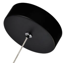 VONN LIGHTING VONN Artisan Amalfi VAP2211BL 4.75" Integrated LED ETL Certified Height Adjustable Pendant W/ Cone Shade, Black -VONN LIGHTING VAP2211BL IMAGE WB5