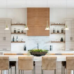 VONN LIGHTING VONN Artisan Amalfi VAP2211GL 4.75" Integrated LED ETL Certified Height Adjustable Pendant W/ Cone Shade, Gold -VONN LIGHTING VAP2211GL IMAGE 4