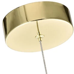 VONN LIGHTING VONN Artisan Amalfi VAP2211GL 4.75" Integrated LED ETL Certified Height Adjustable Pendant W/ Cone Shade, Gold -VONN LIGHTING VAP2211GL IMAGE WB5