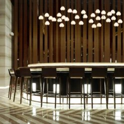 VONN LIGHTING VONN Artisan Lecce VAP2221BL 5" Integrated LED ETL Certified Height Adjustable Pendant With Glass Shade -VONN LIGHTING VAP2221BL IMAGE 4