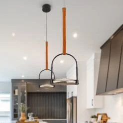 VONN LIGHTING VONN Artisan Ravenna VAP2231BL 8" Integrated LED ETL Certified Height Adjustable Pendant With Glass Shade -VONN LIGHTING VAP2231BL IMAGE 7