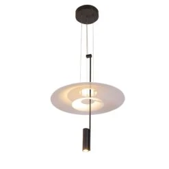 VONN LIGHTING VONN Artisan Positano VAP2251BL 20" Integrated LED ETL Certified Height Adjustable Pendant Light In Black 15 VONN LIGHTING VONN Artisan Positano VAP2251BL 20" Integrated LED ETL Certified Height Adjustable Pendant Light In Black -VONN LIGHTING VAP2251BL IMAGE WB 1