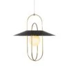 VONN LIGHTING VONN Artisan Lyra VAP2271AB 18" Integrated LED ETL Certified Pendant Lighting Fixture In Antique Brass -VONN LIGHTING VAP2271AB IMAGE 1