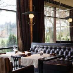 VONN LIGHTING VONN Artisan Lyra VAP2271AB 18" Integrated LED ETL Certified Pendant Lighting Fixture In Antique Brass -VONN LIGHTING VAP2271AB IMAGE 4