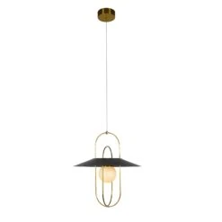 VONN LIGHTING VONN Artisan Lyra VAP2271AB 18" Integrated LED ETL Certified Pendant Lighting Fixture In Antique Brass -VONN LIGHTING VAP2271AB IMAGE WB1