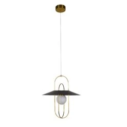 VONN LIGHTING VONN Artisan Lyra VAP2271AB 18" Integrated LED ETL Certified Pendant Lighting Fixture In Antique Brass -VONN LIGHTING VAP2271AB IMAGE WB2