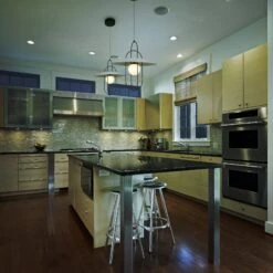 VONN LIGHTING VONN Artisan Lyra VAP2271BL 18" Integrated LED ETL Certified Height Adjustable Pendant Light In Black -VONN LIGHTING VAP2271BL IMAGE 3