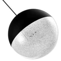 VONN LIGHTING VONN Artisan Ravello VAP2281BL 5" Integrated LED ETL Certified Height Adjustable Pendant W/ Globe Shade, Black -VONN LIGHTING VAP2281BL IMAGE WB3
