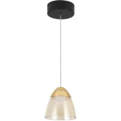 VONN LIGHTING VONN Artisan Roma VAP2291BL 5" 1-Light Integrated LED ETL Certified Height Adjustable Pendant, Black -VONN LIGHTING VAP2291BL IMAGE WB2