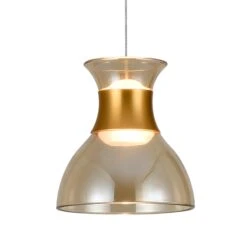 VONN LIGHTING VONN Artisan Palermo VAP2301BL 7" Up-Down Integrated LED ETL Certified Height Adjustable Pendant, Black -VONN LIGHTING VAP2301BL IMAGE 1