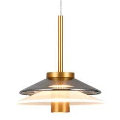 VONN LIGHTING VONN Artisan Verona VAP2311BL 7" Integrated LED ETL Certified Height Adjustable Pendant, With Glass Shade, Black -VONN LIGHTING VAP2311BL IMAGE 1 3337c974 13e8 44dd 9595 c40cfc25ae58